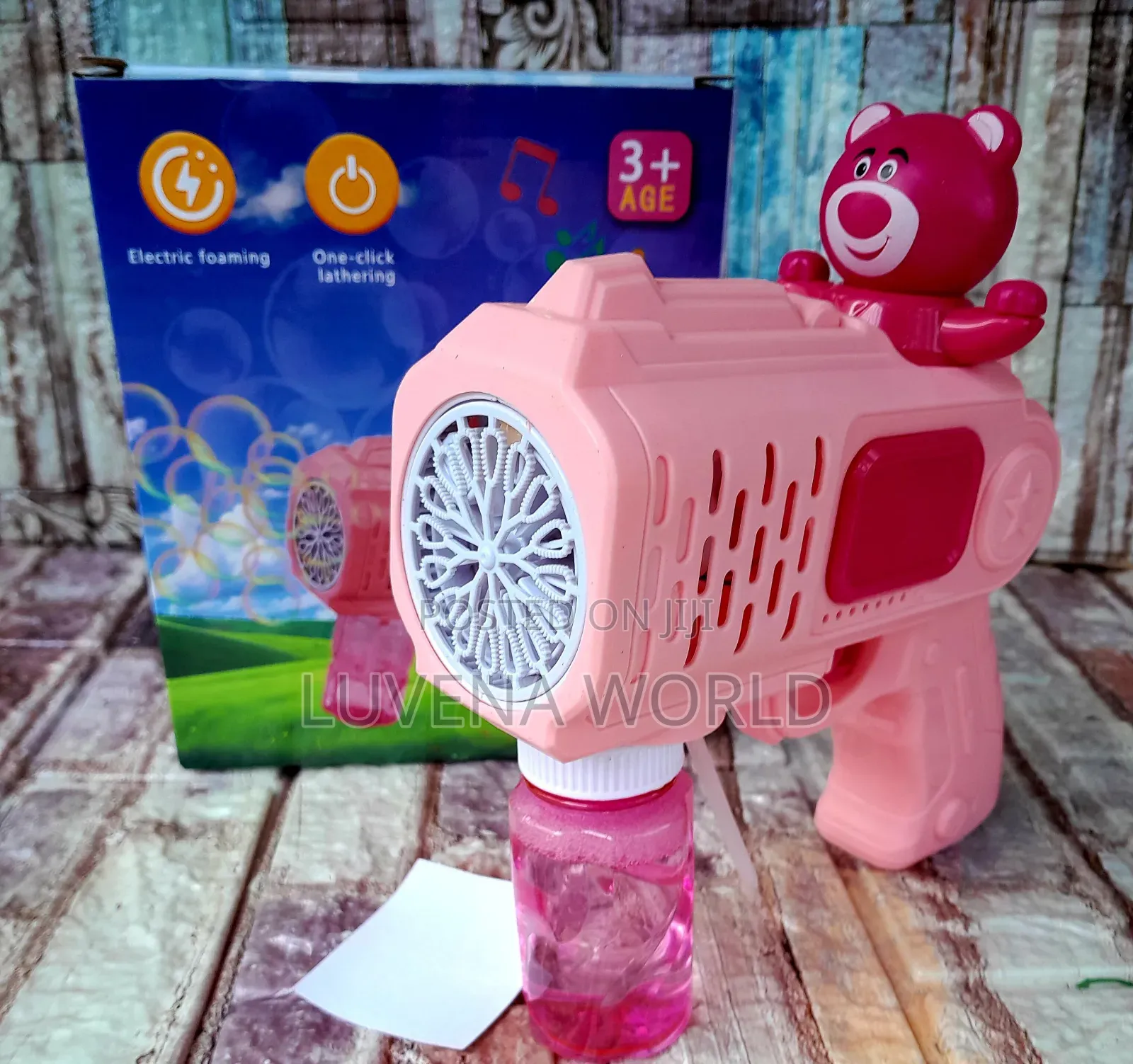 Pink Bubble Gun