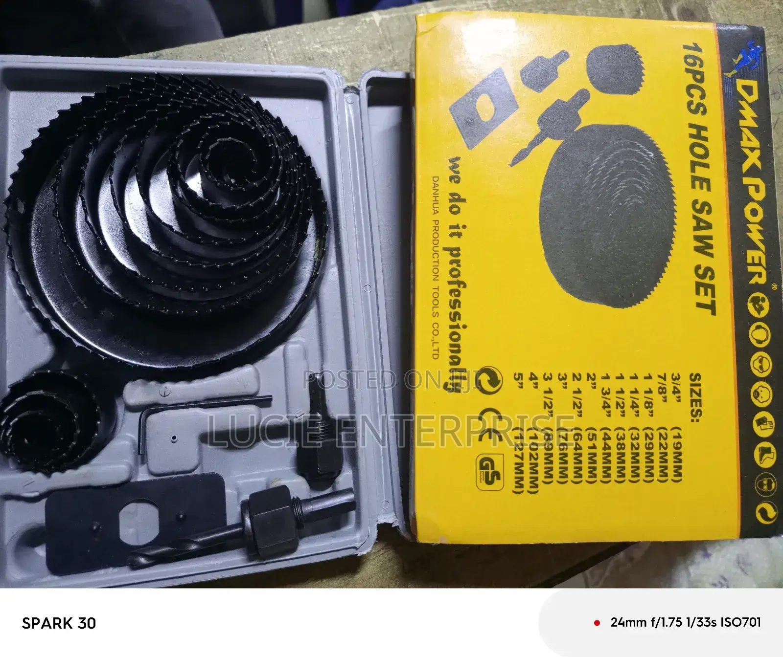 Hole Saw Set 16 Pieces