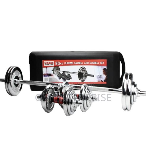 50kg/York Barbell and Dumbbell Set