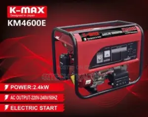 Kmax 4600e Keystart 2.4kw Generator