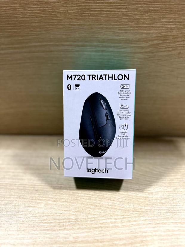 Logitech M720 Wireless Triathlon Mouse With Bluetooth for Pc - main view