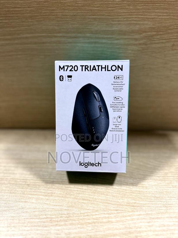 Logitech M720 Wireless Triathlon Mouse With Bluetooth for Pc - thumbnail 2