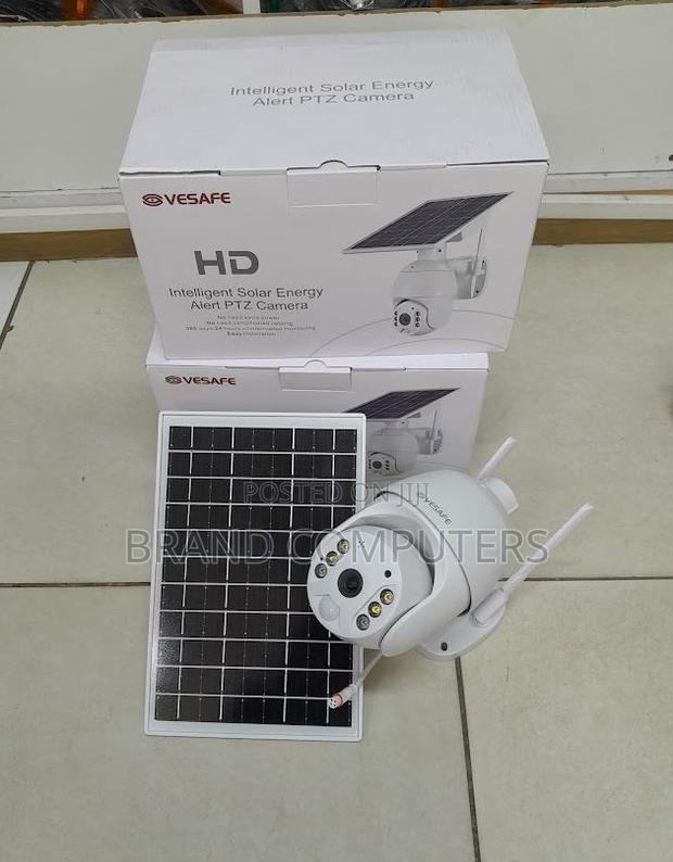 Wifi Solar Camera Powered PTZ 360° CCTV Wifi Enabled
