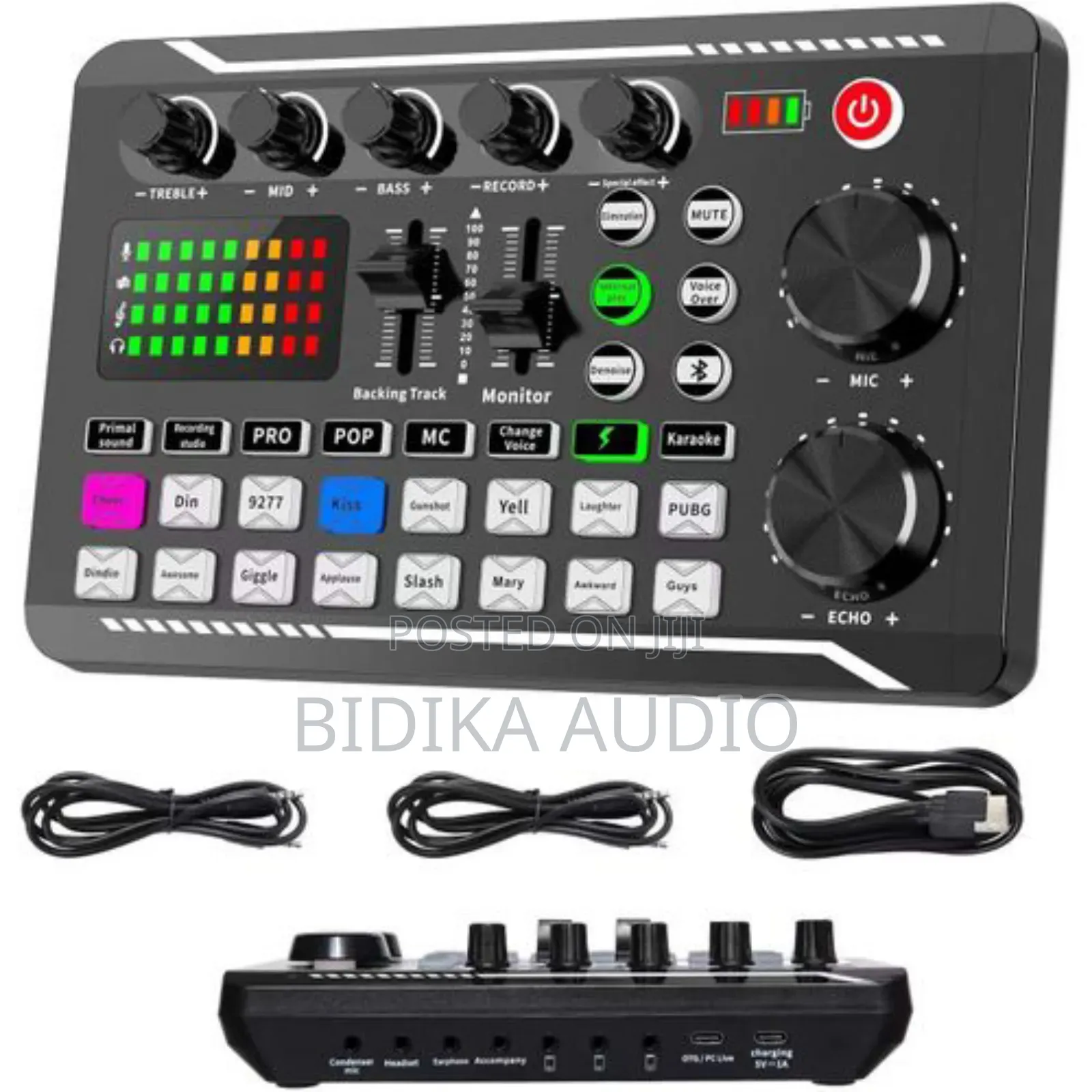 Professional Mixer Live Sound Card and Effects With Dj Mixer