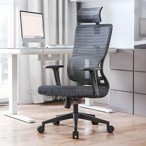 Office Chairs: Adjustable Armrest Desk Chair With Headrest - main view