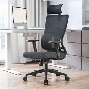 Office Chairs: Adjustable Armrest Desk Chair With Headrest