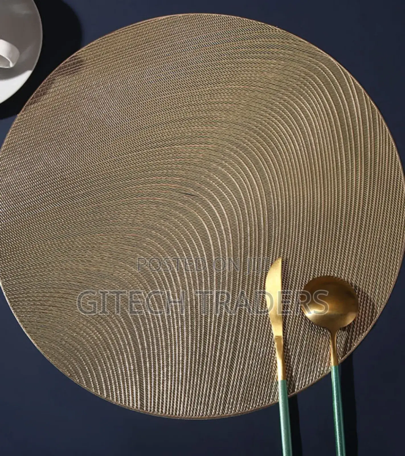6pcs PVC Non-Woven Table Mats