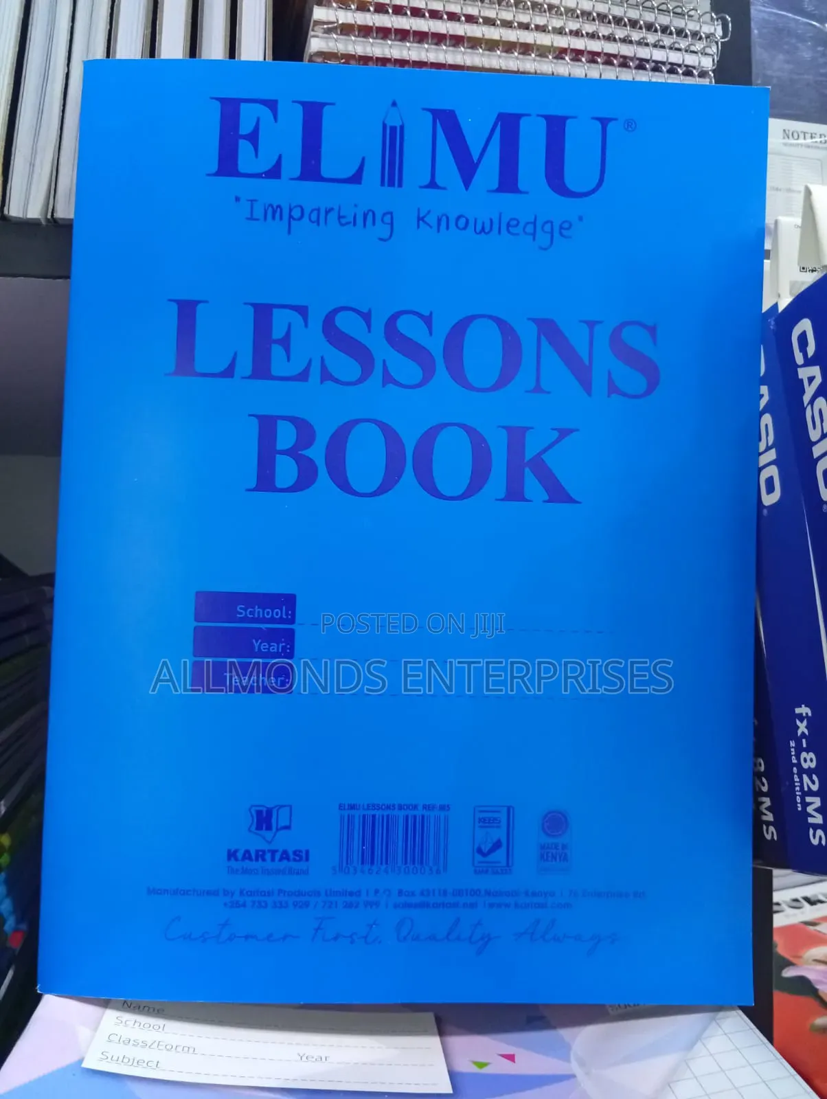 Lessons Book Elimu A4 Size