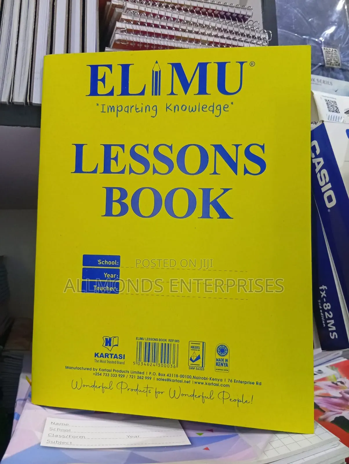 Lessons Book Elimu A4 Size