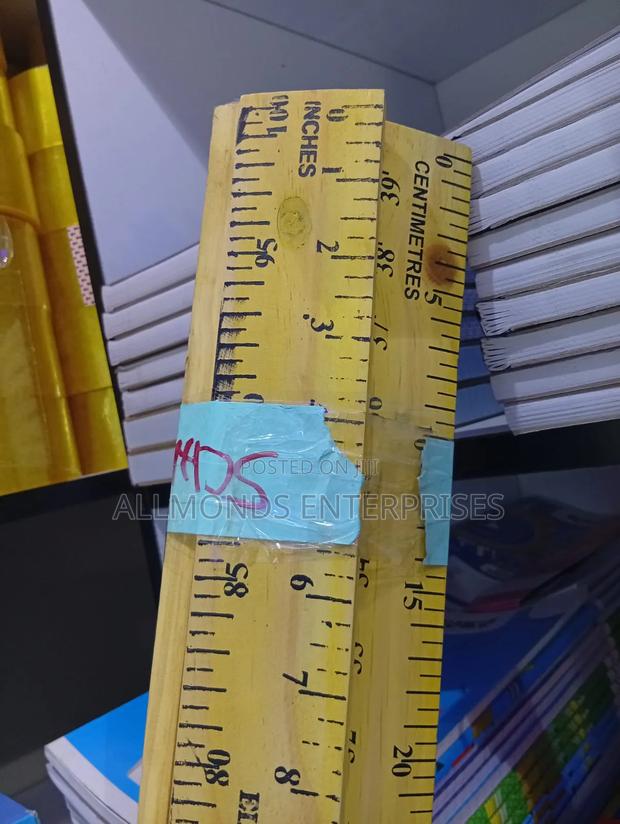 Blackboard Ruler- Wooden 100cm - thumbnail 3