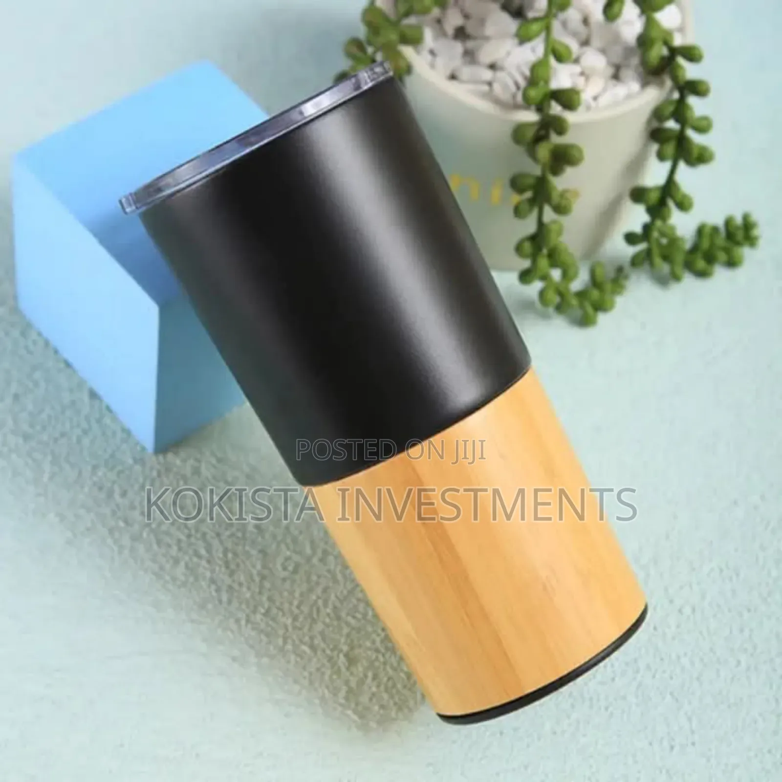 Bamboo Bottom Thermo Mugs