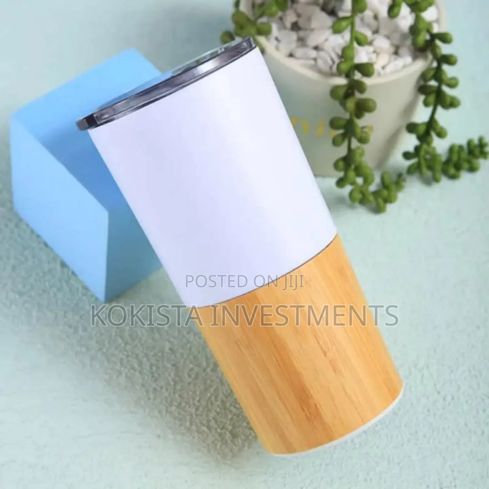 Bamboo Bottom Thermo Mugs