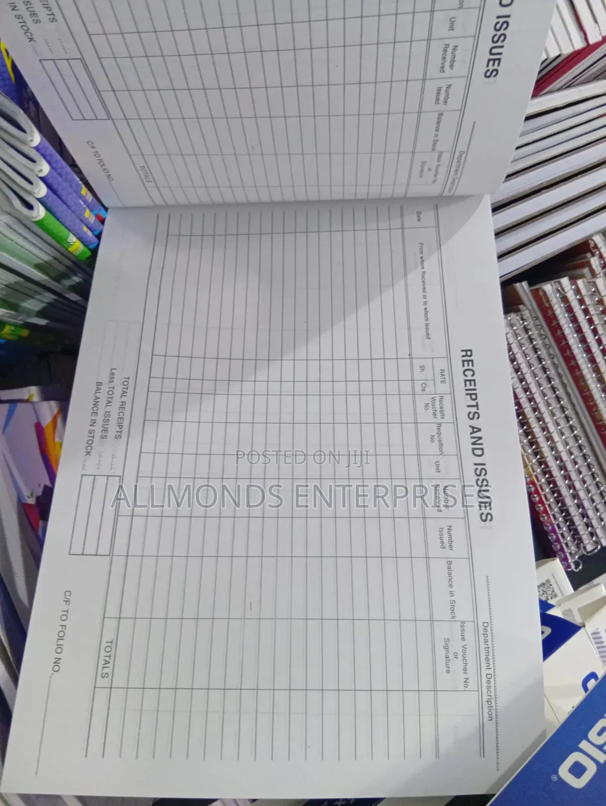 2quire Consumable Store Ledger Book S1
