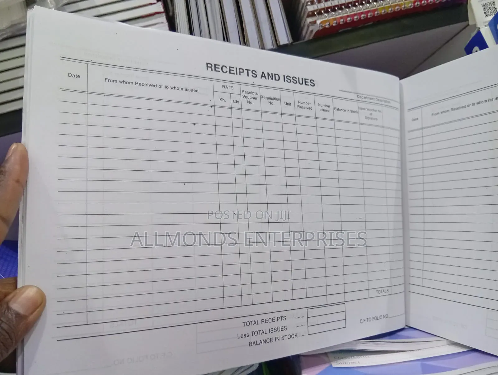 2quire Consumable Store Ledger Book S1
