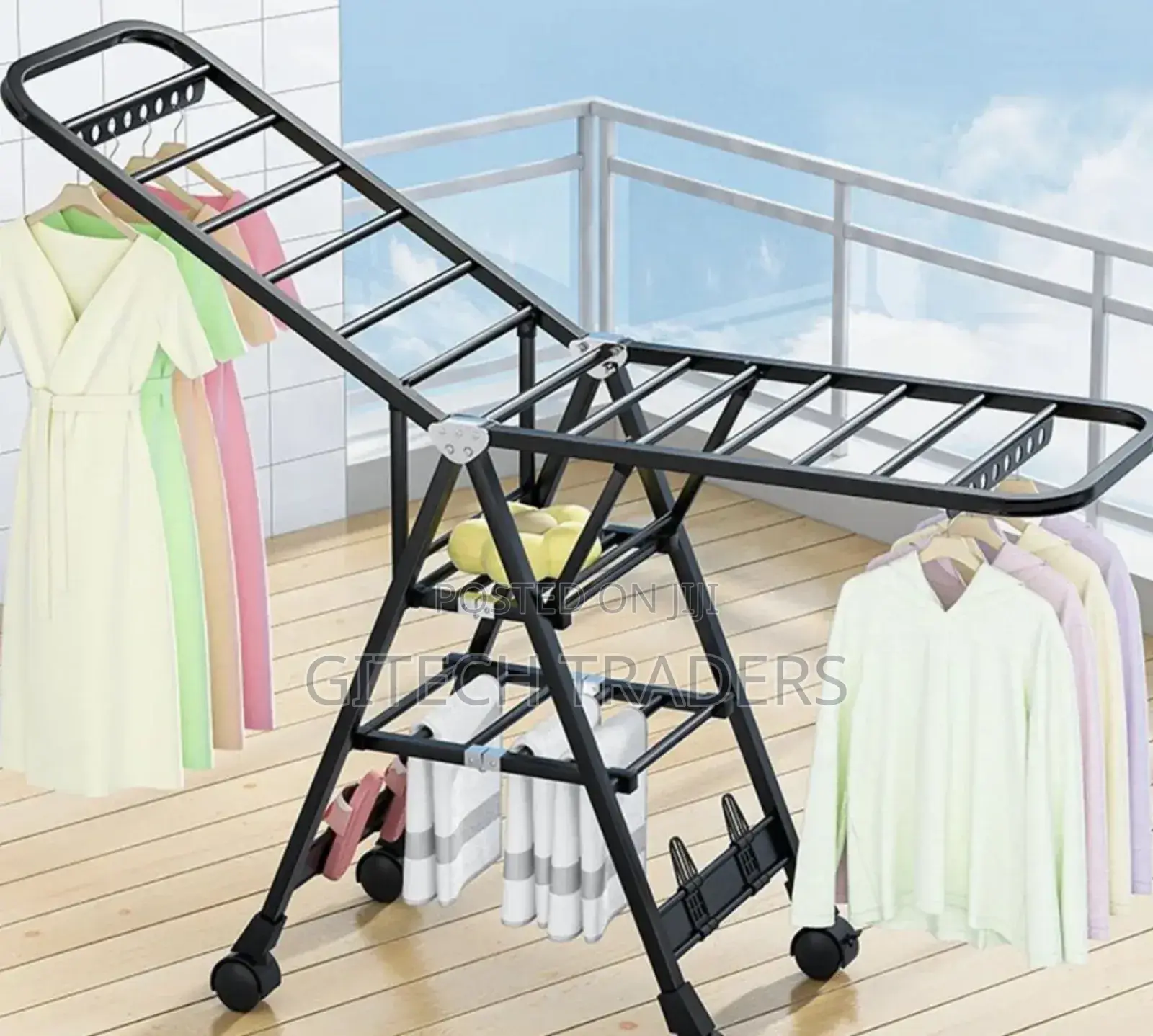 .*Movable Foldable/Portable Laundry Drying Rack