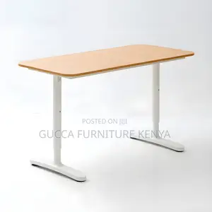 Office Tables:140cm Adjustable Height Desk for Home Office