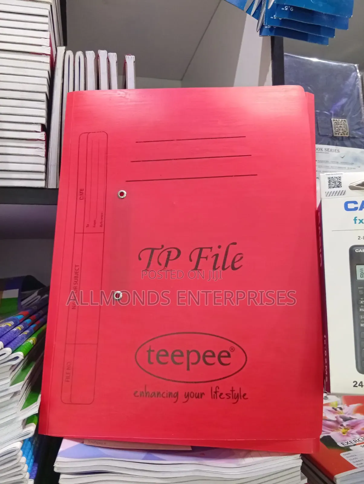 Plastic Spring File- Tepee