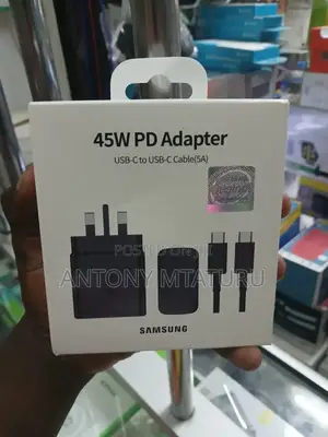 Samsung 45w Pd Charger Adapter With Usb Type C to C Cable