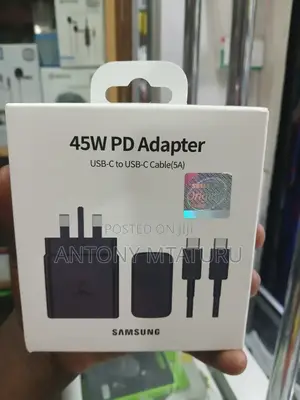Samsung 45w Pd Charger Adapter With Usb Type C to C Cable