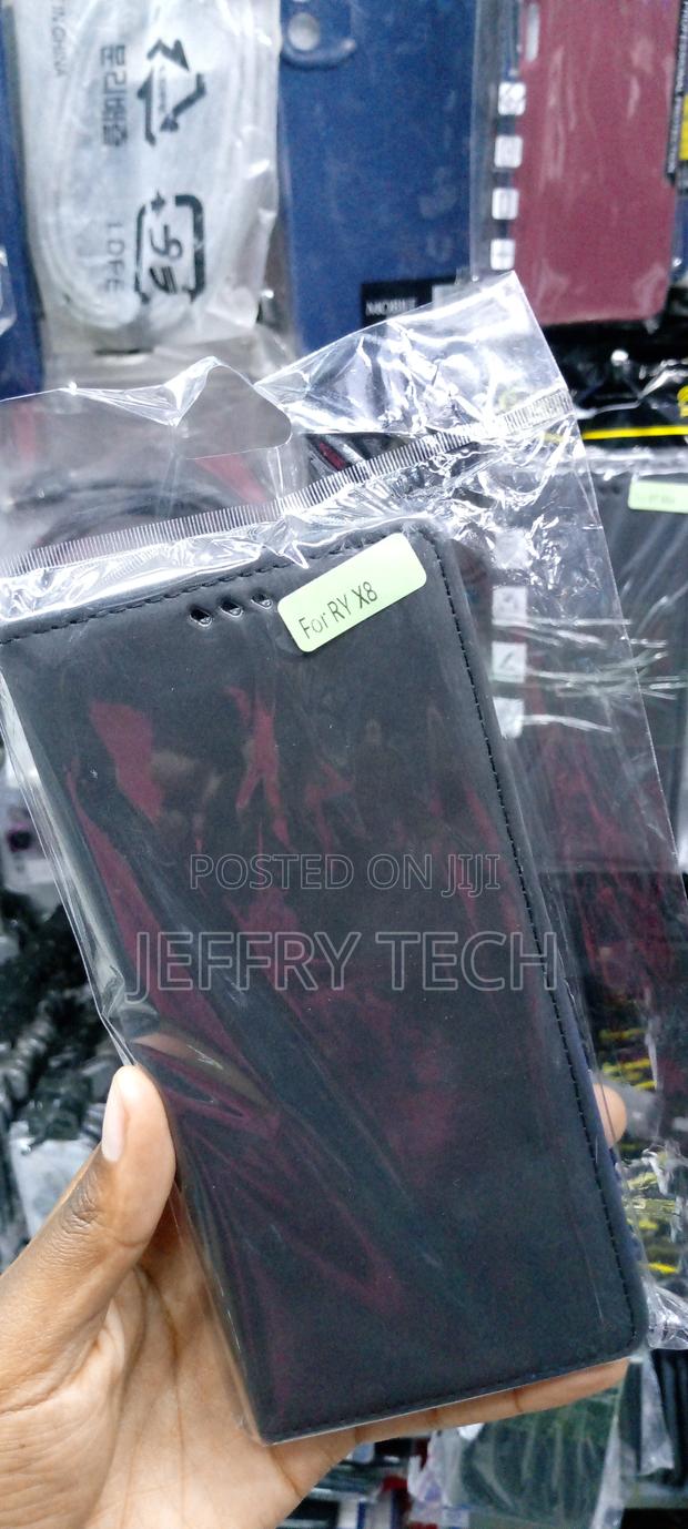 Pu Leather Flip Phone Case for Honor X8 - thumbnail 4