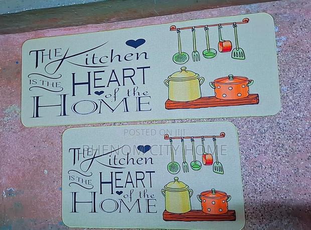 Beige Printed High Quality Kitchen Mats Available Now