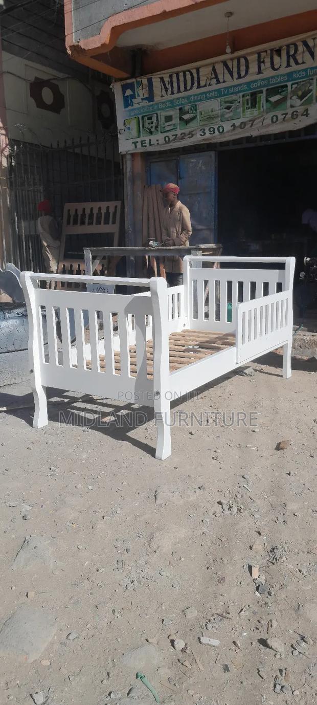 Sleigh Curve Single Bed for Children - main view