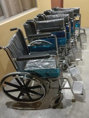 Standard Manual Chrome Wheel Chair - main view