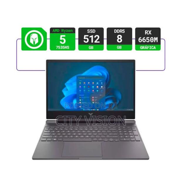 New Laptop HP Victus 15 8GB AMD Ryzen 5 SSD 512GB - thumbnail 4