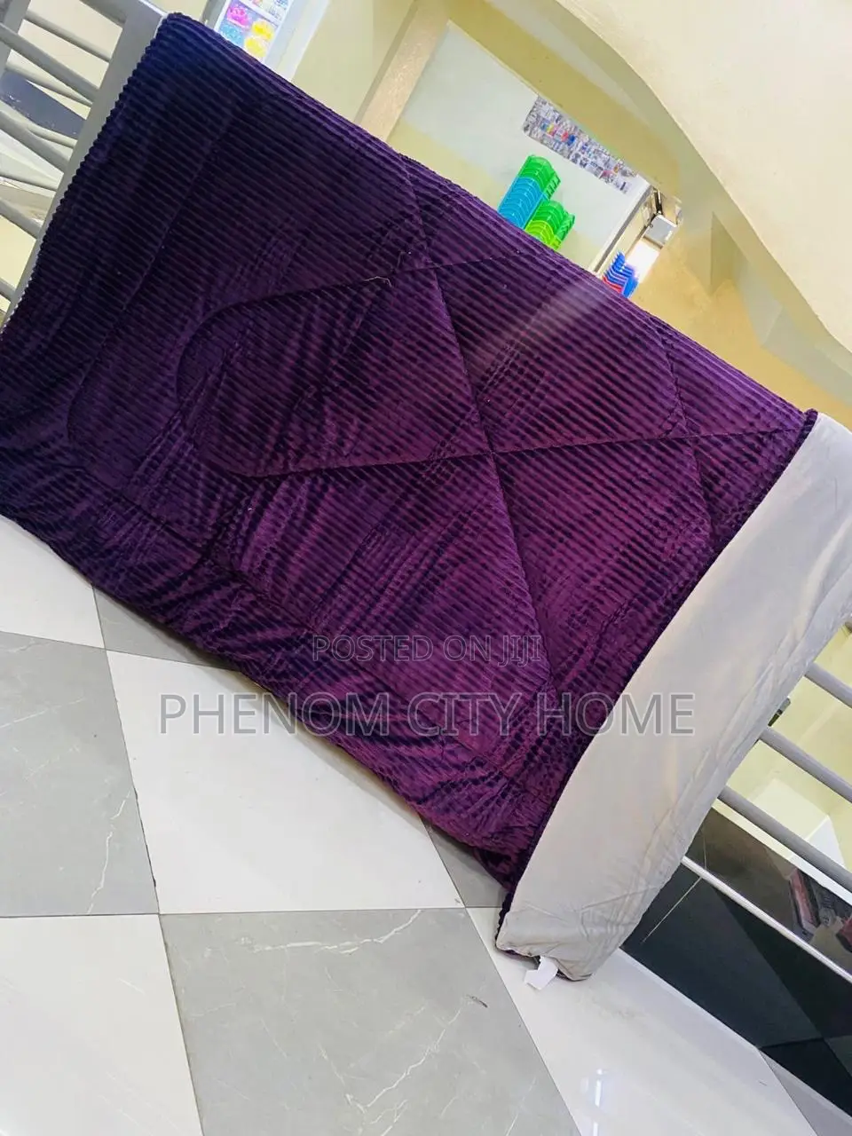 Purple Kingsize Single Velvet Duvet Available