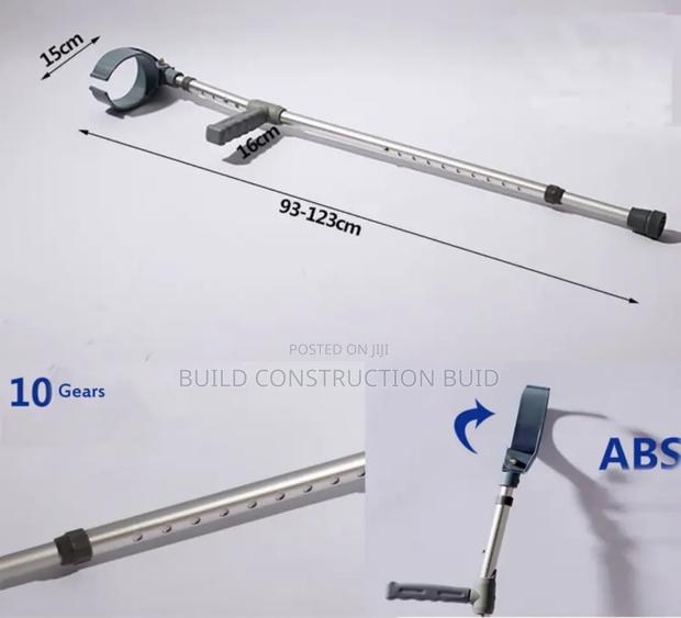 Walking Crutches Open Cuff - main view