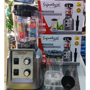*Signature Commercial 2in1 Blender With 2 Jars 1800w Sh-209d