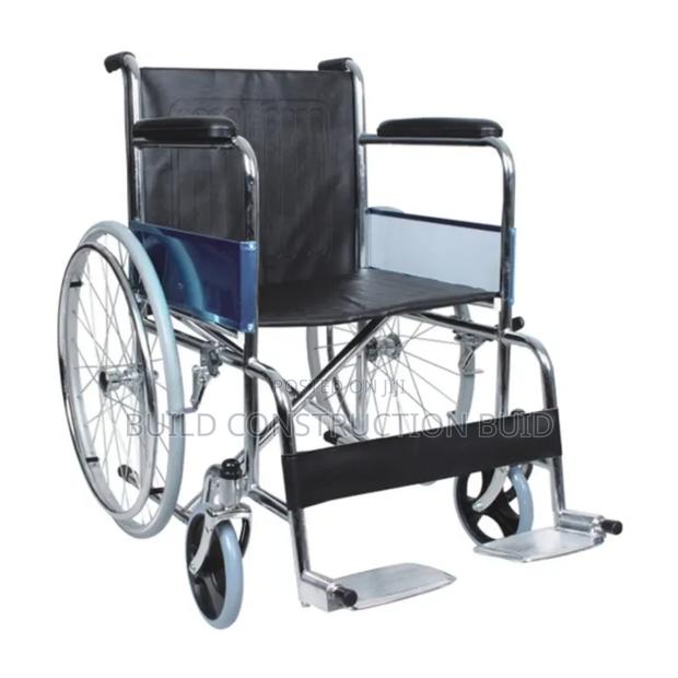 Chrome Plated Heavy Duty Wheelchair