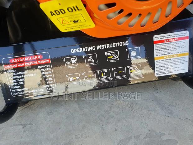Astramilano Gasoline Pressure Washer. - thumbnail 2
