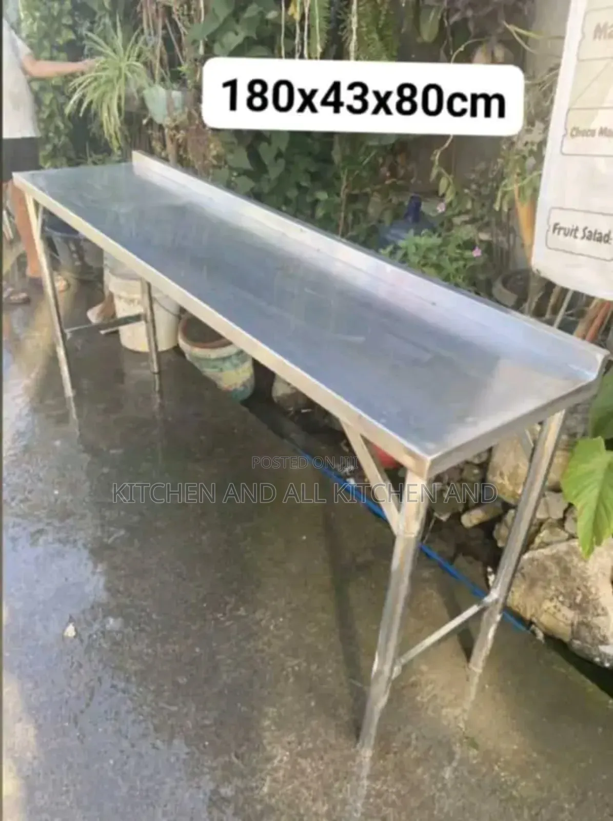 All Stainless Steel Quality Kitchen Work Table