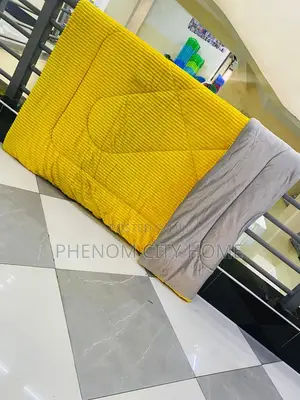Yellow and Blue Single Velvet Duvets Available