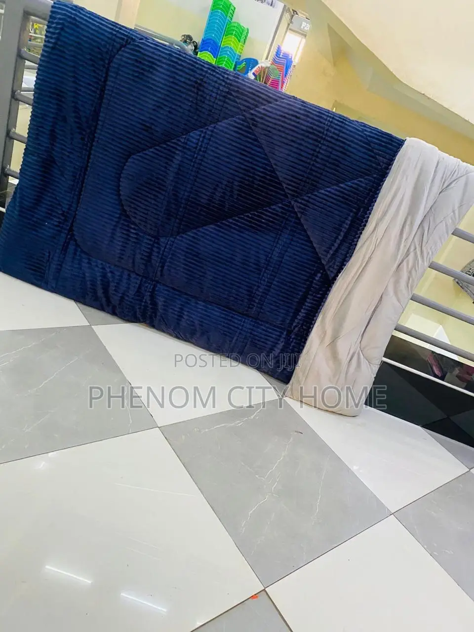 Navy Blue Velvet Warm Single Duvet Available