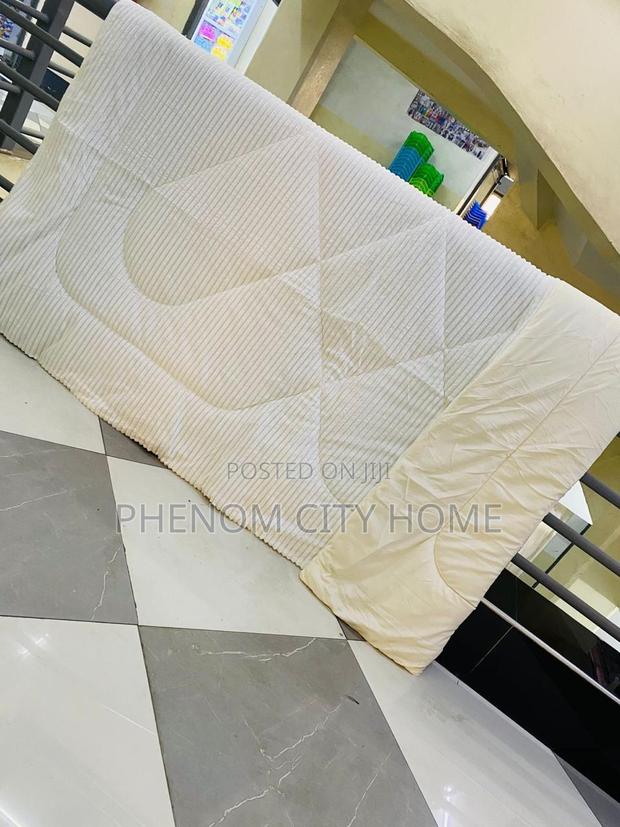 Navy Blue Velvet Warm Single Duvet Available - thumbnail 2