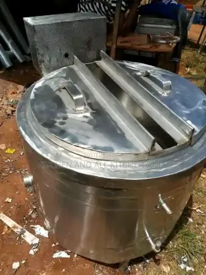 Stainless Steel 150 LTR Sufuria