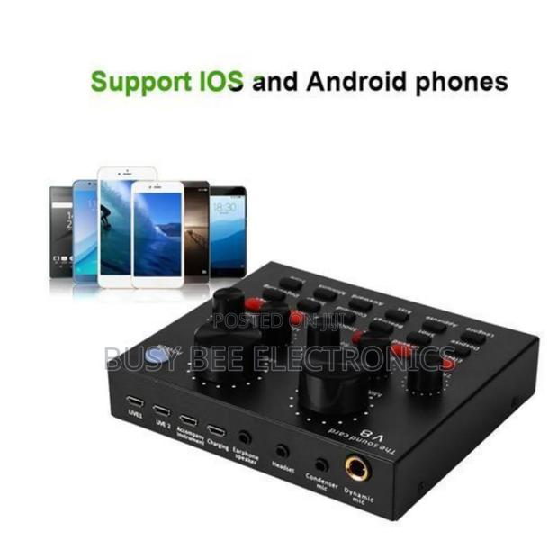 V8 Audio Usb External Sound Card Show Soundcard