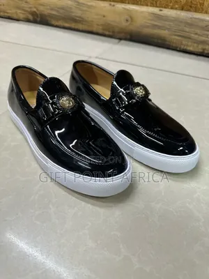 Versace Leather Smart Casual With White Sole