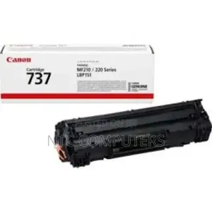 Canon 737 Black Toner Cartridge Yield 2,400 Pages