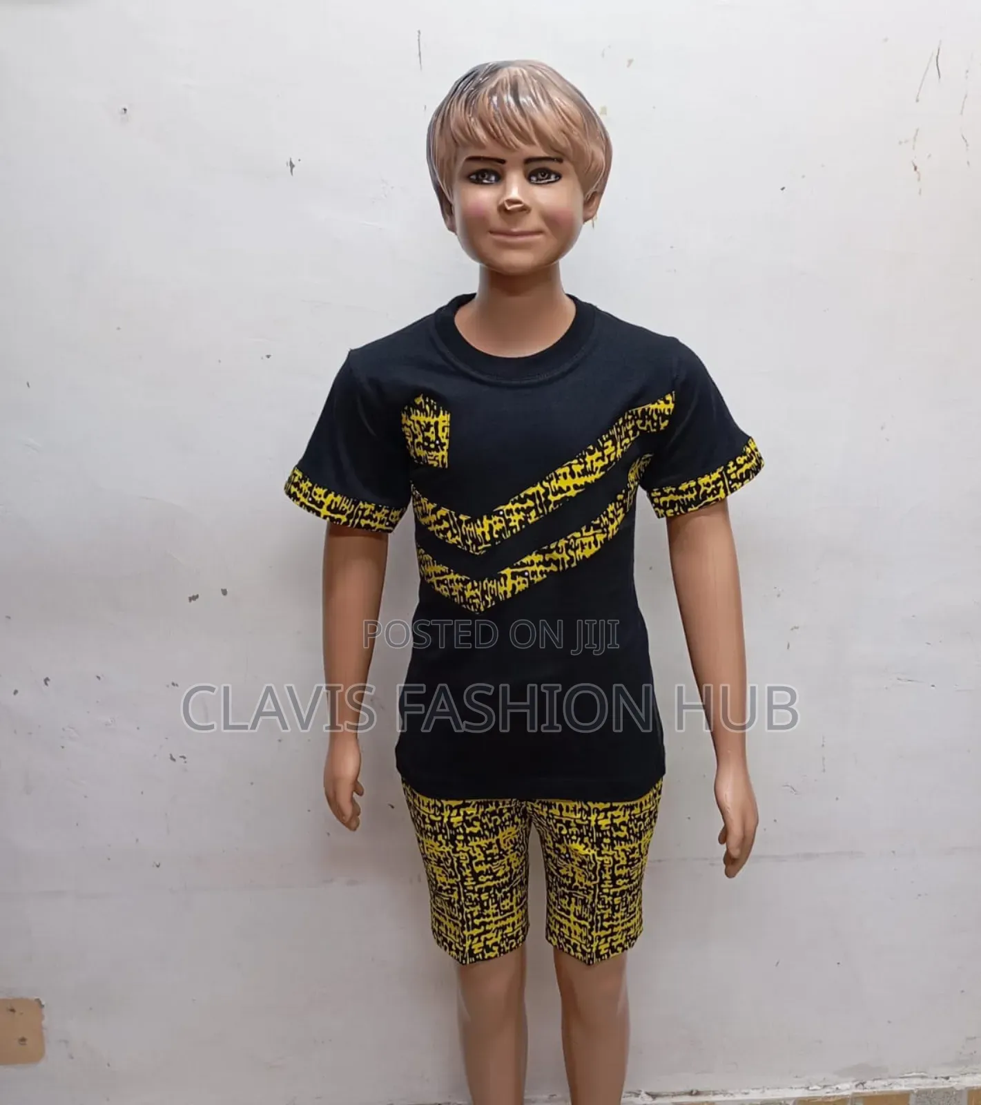 5-9 Years Ankara T-Shirt and Short