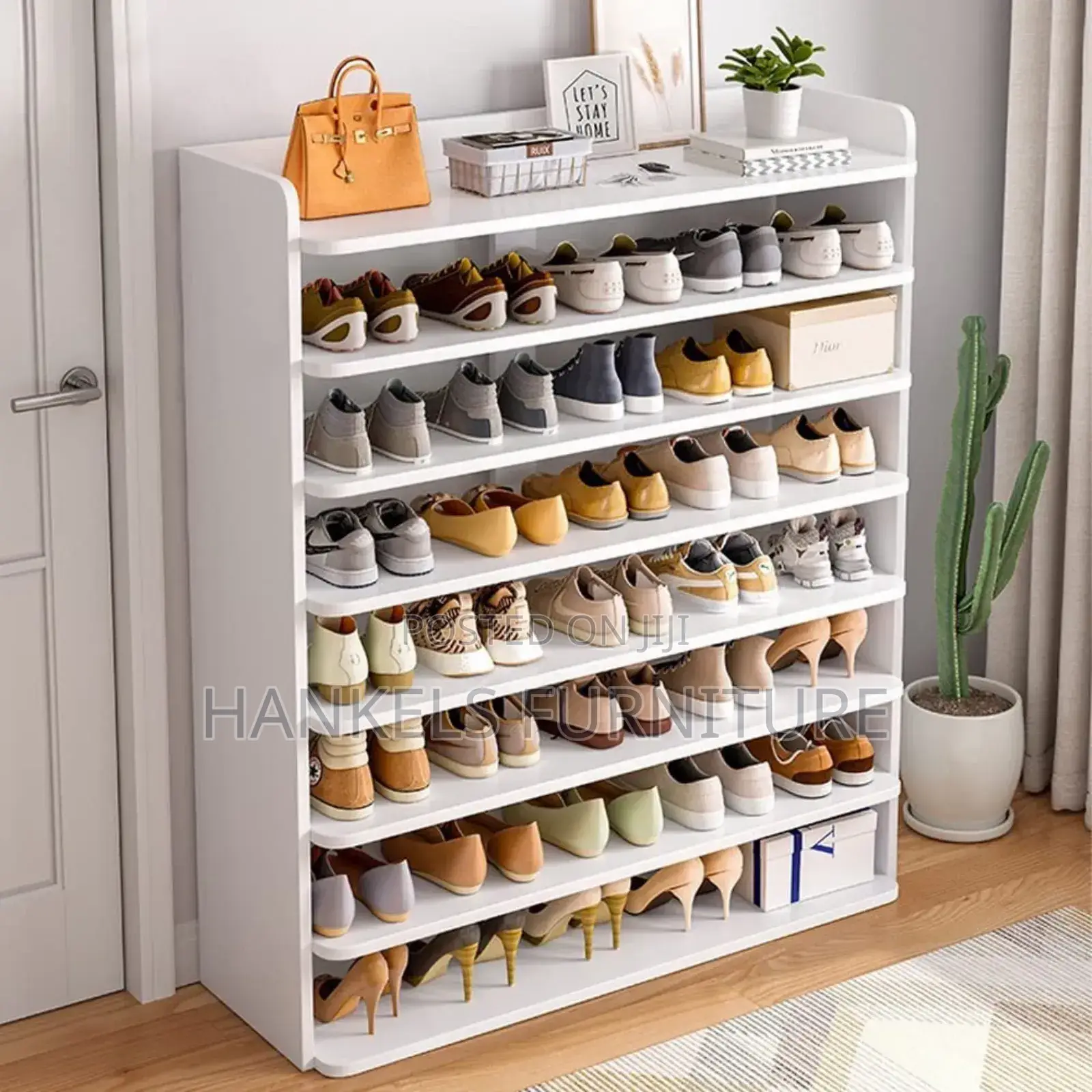 Wooden Shoe Rack