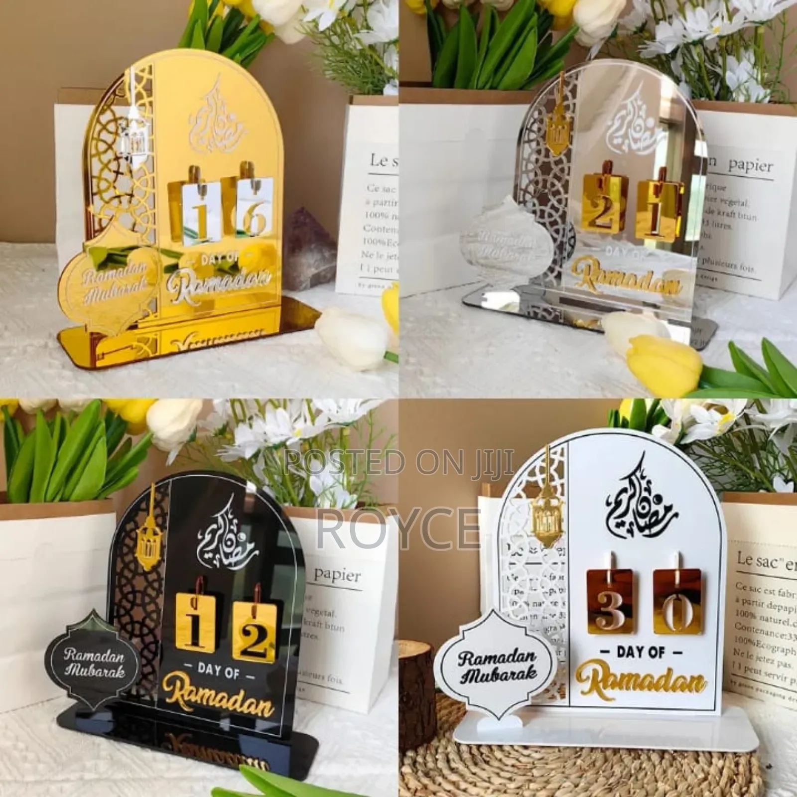 Eid Mubarak /Ramadhan Decor Count Down Calendar*