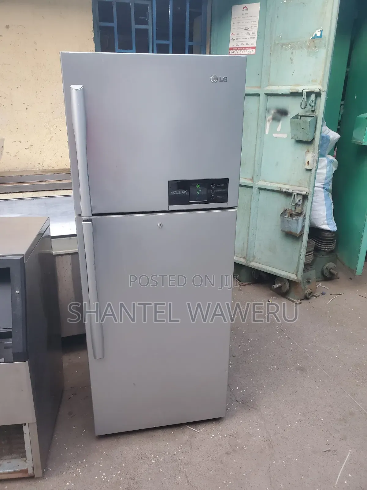 Silver Lg Double Door Fridge 350litres Litres* ^%