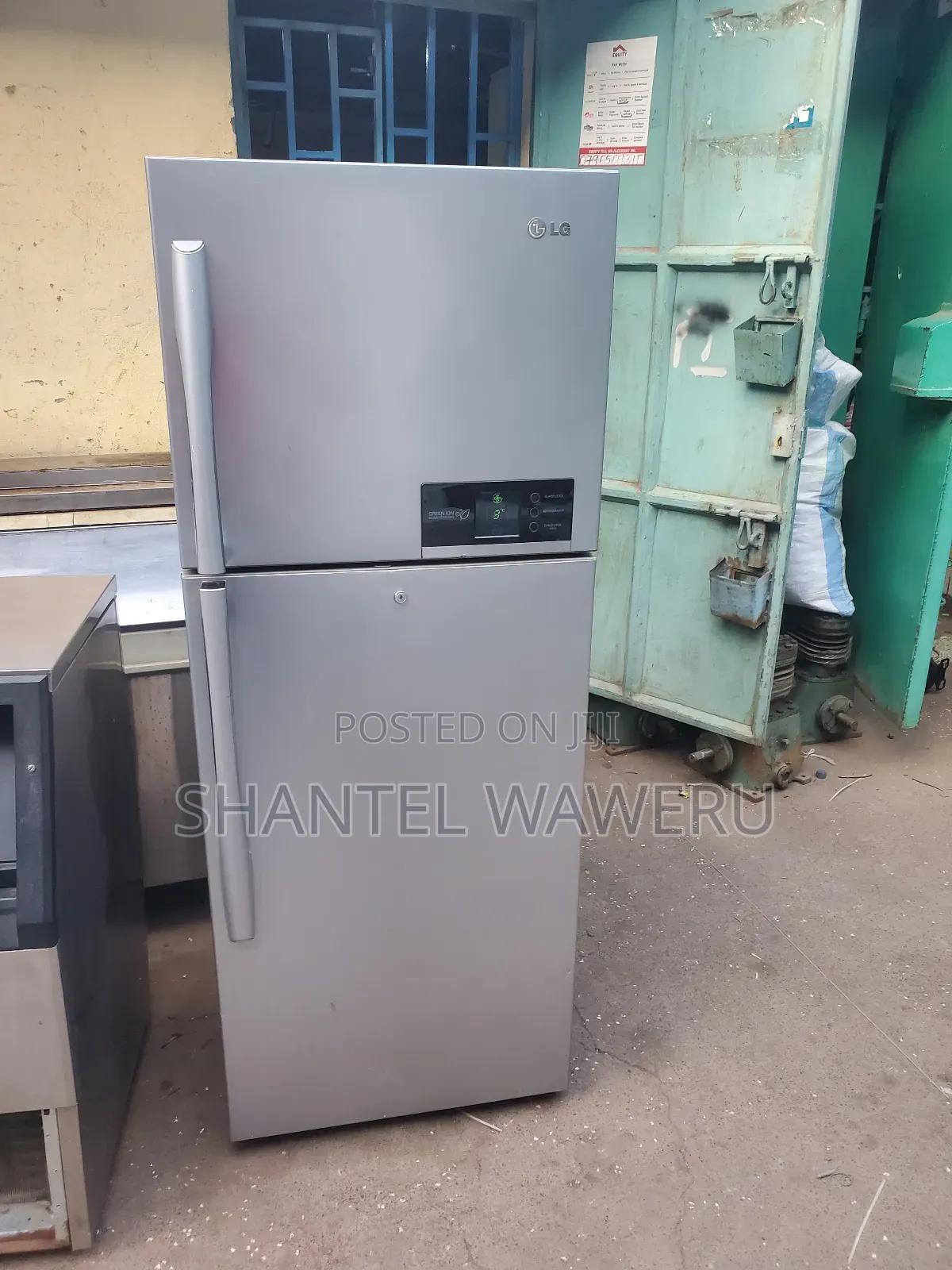 Silver Lg Double Door Fridge 350litres Litres* ^%