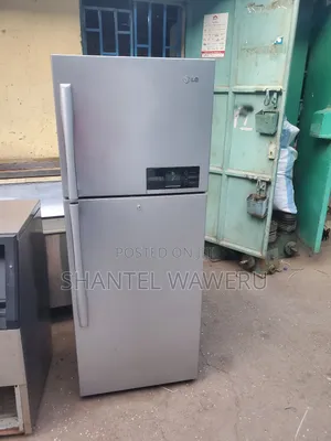 Silver Lg Double Door Fridge 350litres Litres* ^%