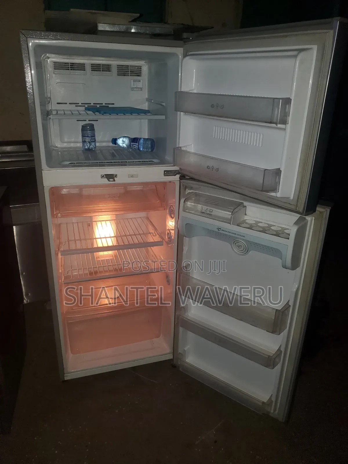 Silver Lg Double Door Fridge 350litres Litres* ^%