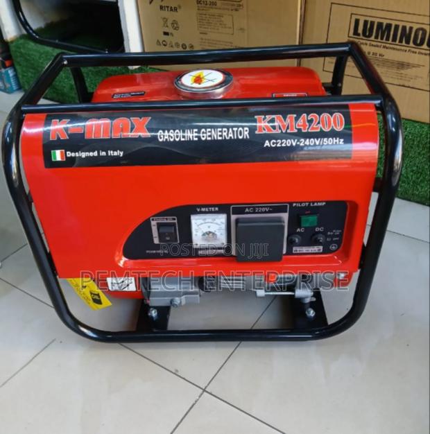 Kmax Italy 1.2kva Petrol Generator 1200 Watts