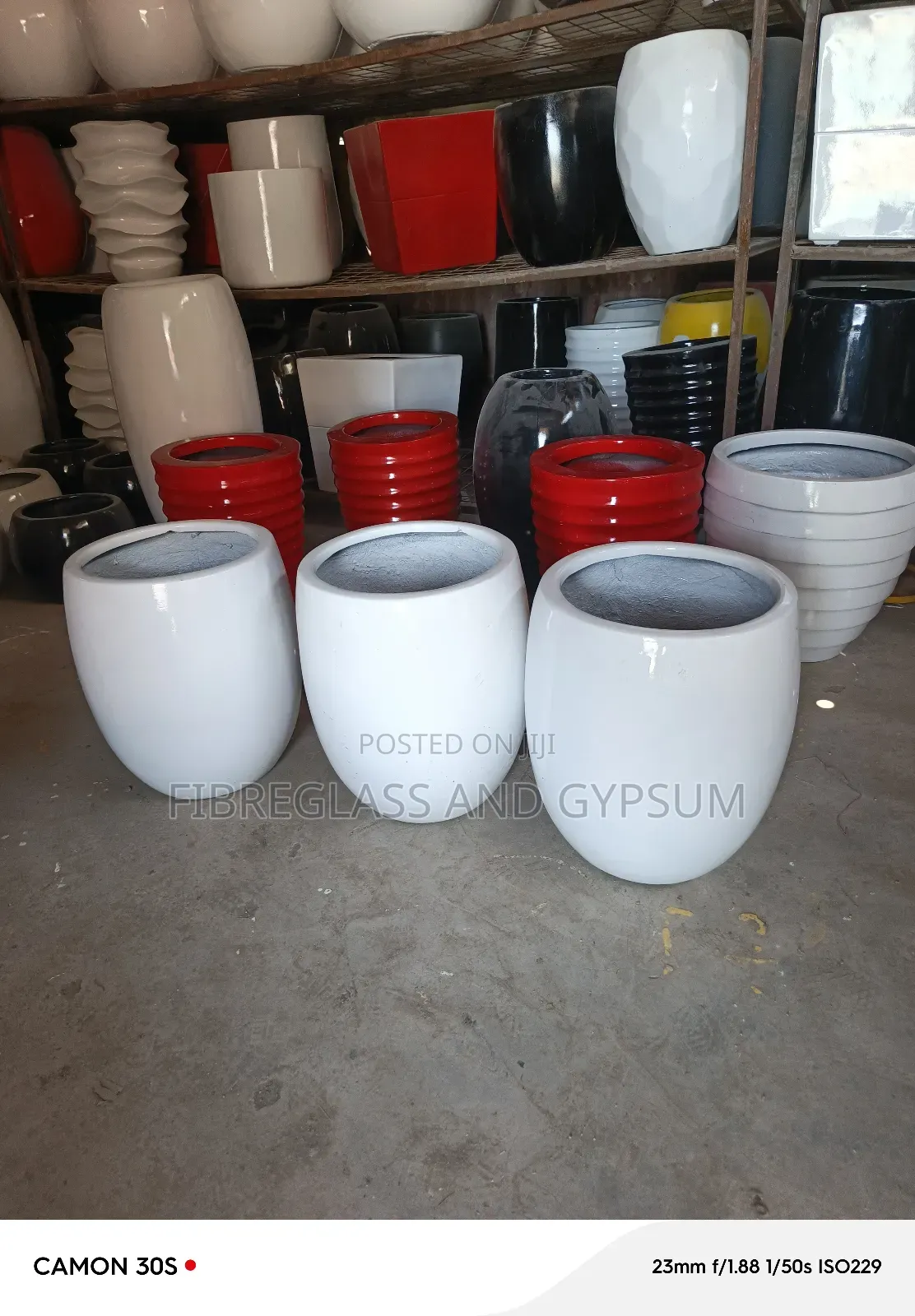 Fiberglass Flower Pots
